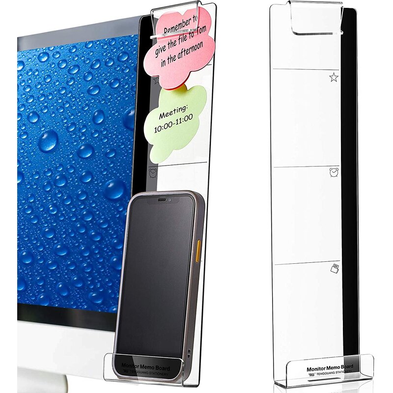 Monitor Memo Board Factory - Custom Transparent Phone Holder