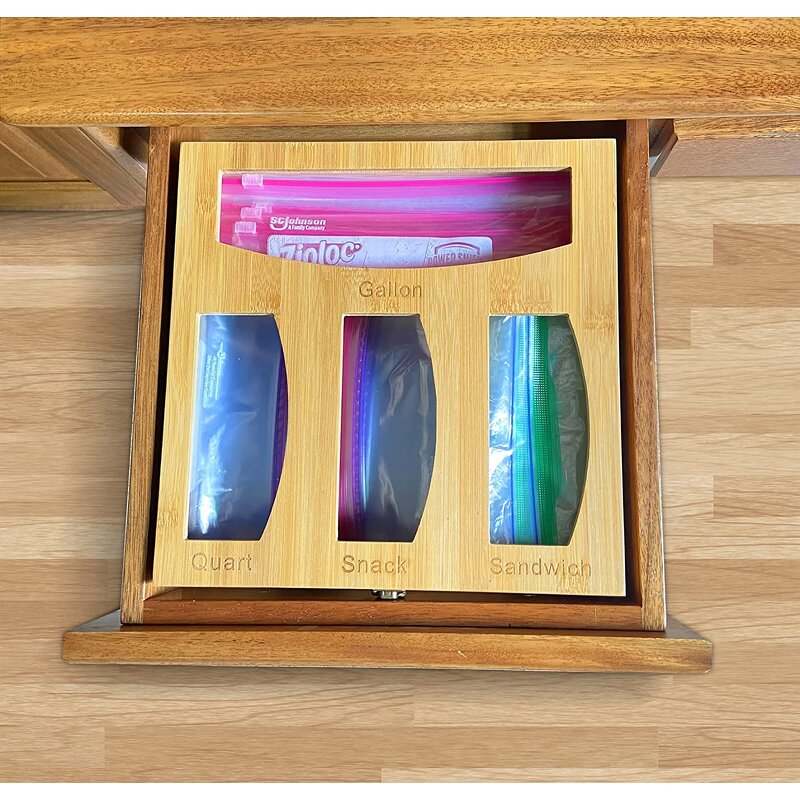 Bag Dispenser Factory - Custom Bamboo Ziplock Organizer