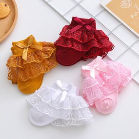 Baby Socks Factory - OEM Knee-High Big Bow Dress Socks
