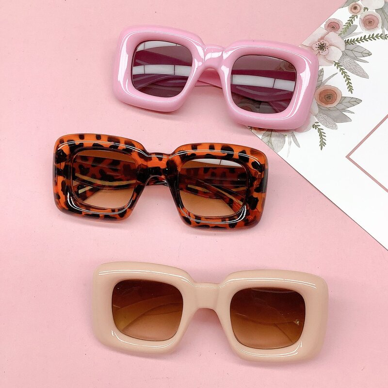 Kids Sunglasses Supplier - OEM Vintage Metal Square Sunglasses
