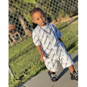 Boys Clothing Set Supplier - OEM Patchwork Independence Set