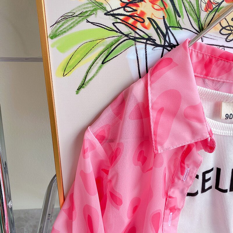 Girls Clothing Set Factory - OEM 2Pcs Crop Top Long Skirt