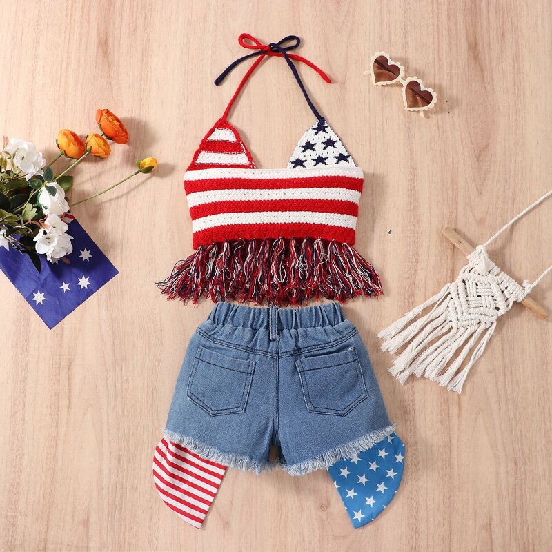 Girls Clothing Set Supplier - OEM Mesh Puff Sleeve Set