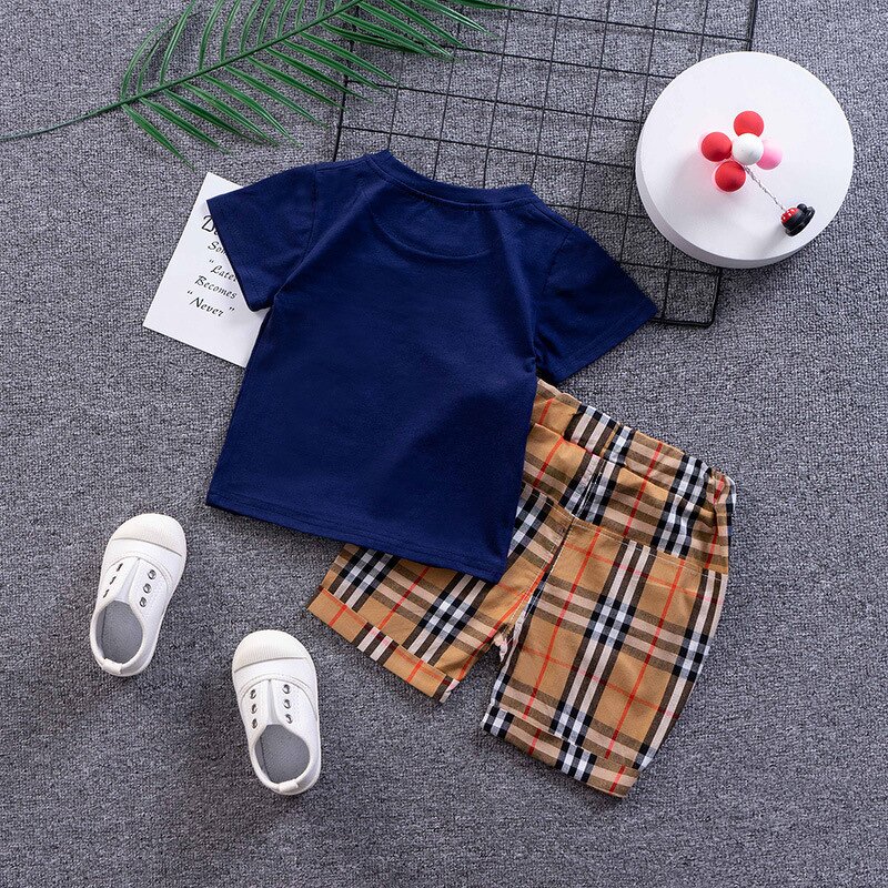 Baby Boy Outfit Manufacturer - OEM Casual Solid Color Set