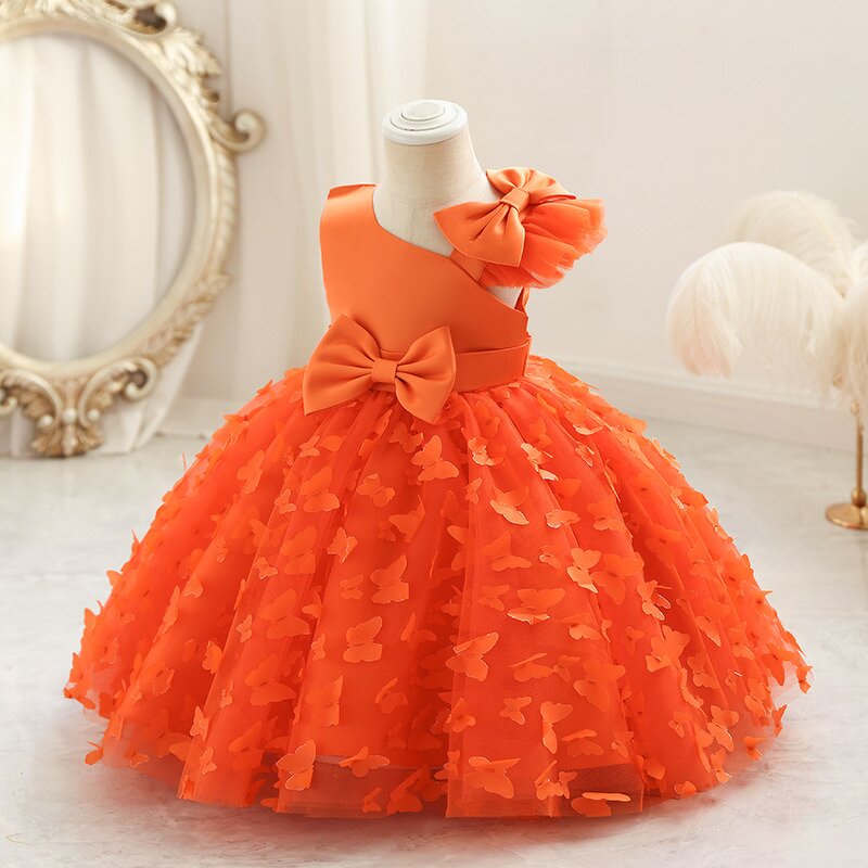 Baby Girl Dress Factory - OEM Crocheted Butterfly Tutu Dress