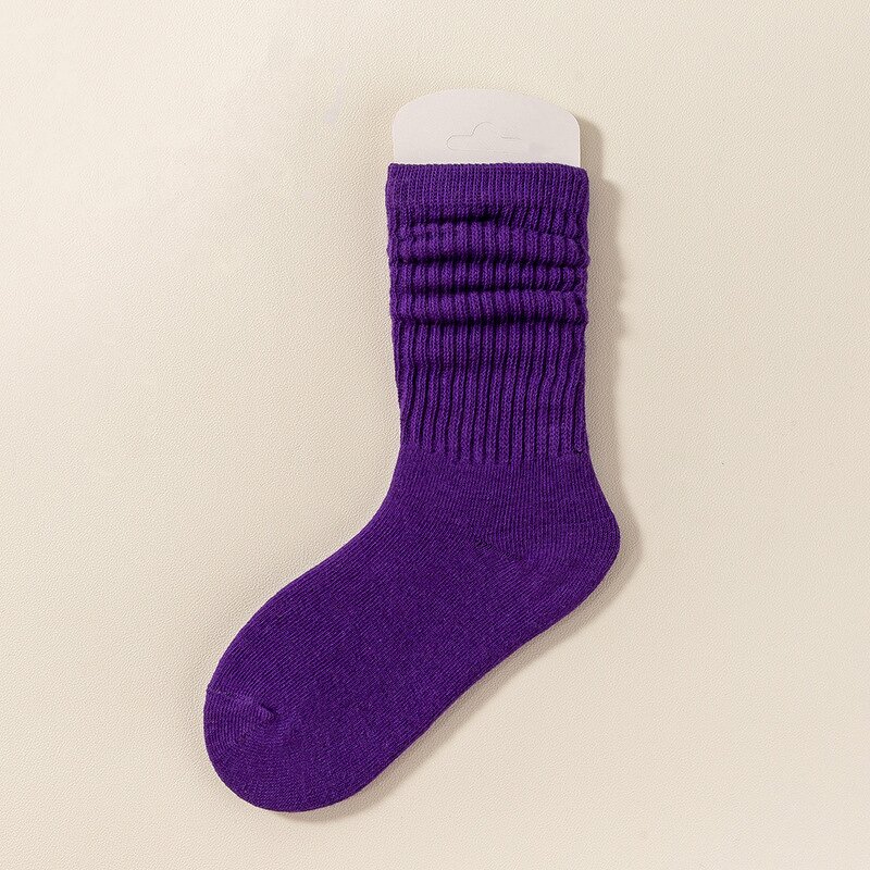 Kid Socks Supplier - OEM Breathable Elastic Candy Color
