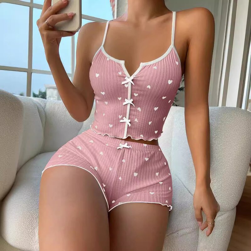 Women's Pajamas Manufacturer - OEM Casual Short Sleeve Set