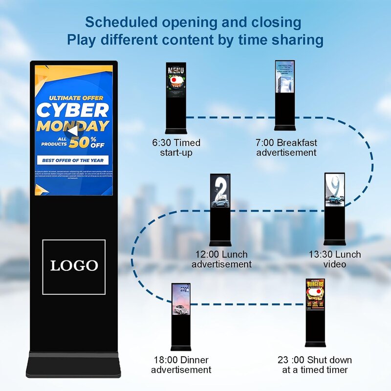 LED Advertising Machine Factory - 65 Inch Android Vertical