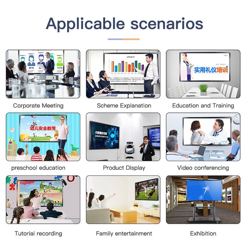 Interactive Whiteboard Factory - 75 Inch 4K LCD Business