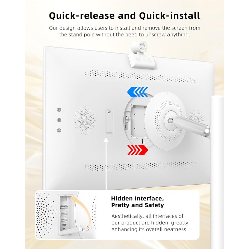 Portable Touch Monitor Factory - 27 Inch Rotating Screen Custom