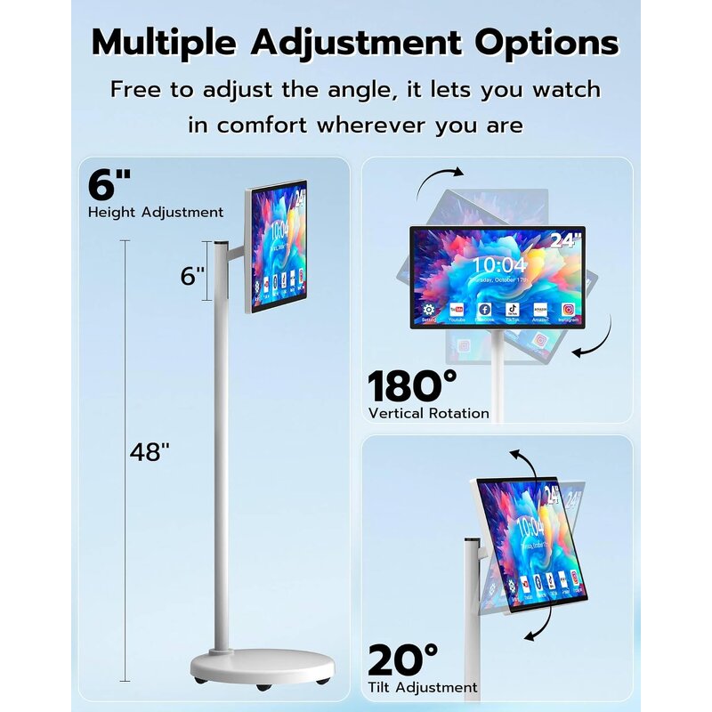 Android Touch Screen TV Manufacturer - 24 Inch Custom Stand