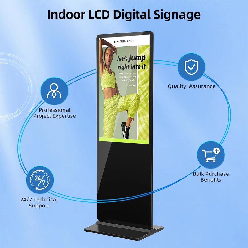 LED Advertising Machine Factory - 65 Inch Android Vertical