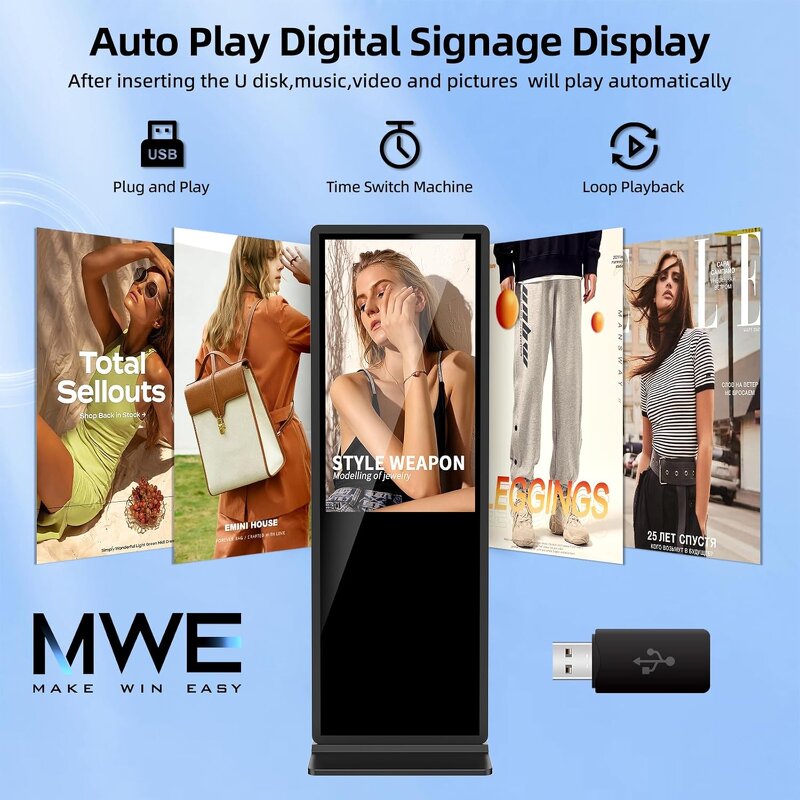 Digital Signage Display Factory - 32 Inch Vertical Advertising