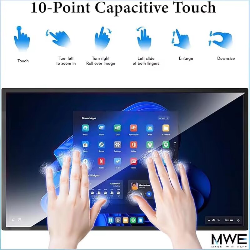 Digital Signage Factory - 32 Inch Wall Hanging Touch Screen