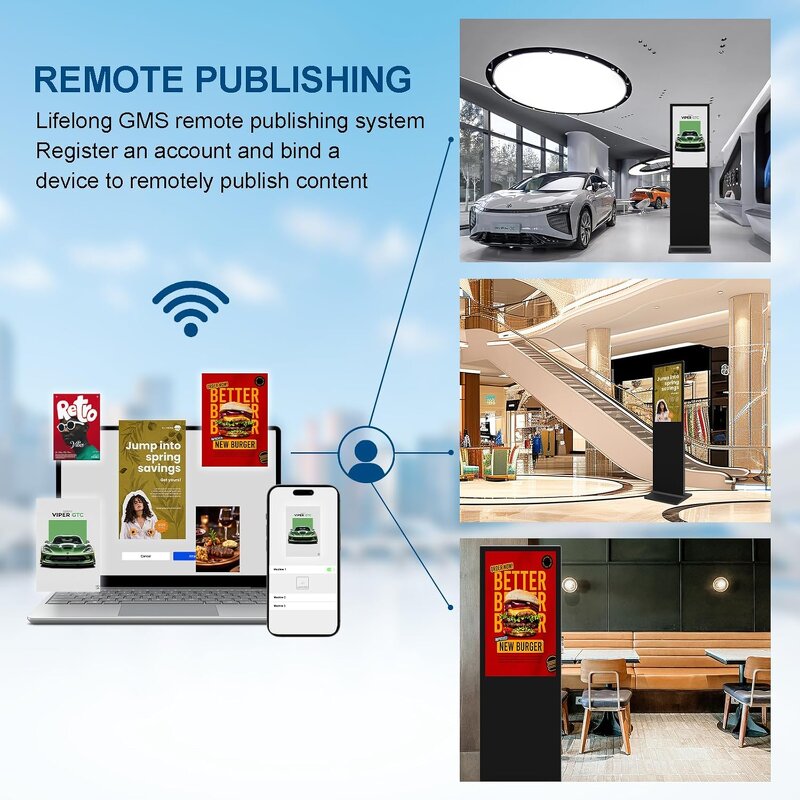 Advertising Machine Factory - 55 Inch Vertical LED Display