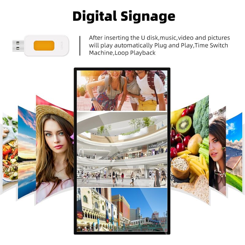 Digital Signage Manufacturer - 32 Inch Wall Mount Touch OEM