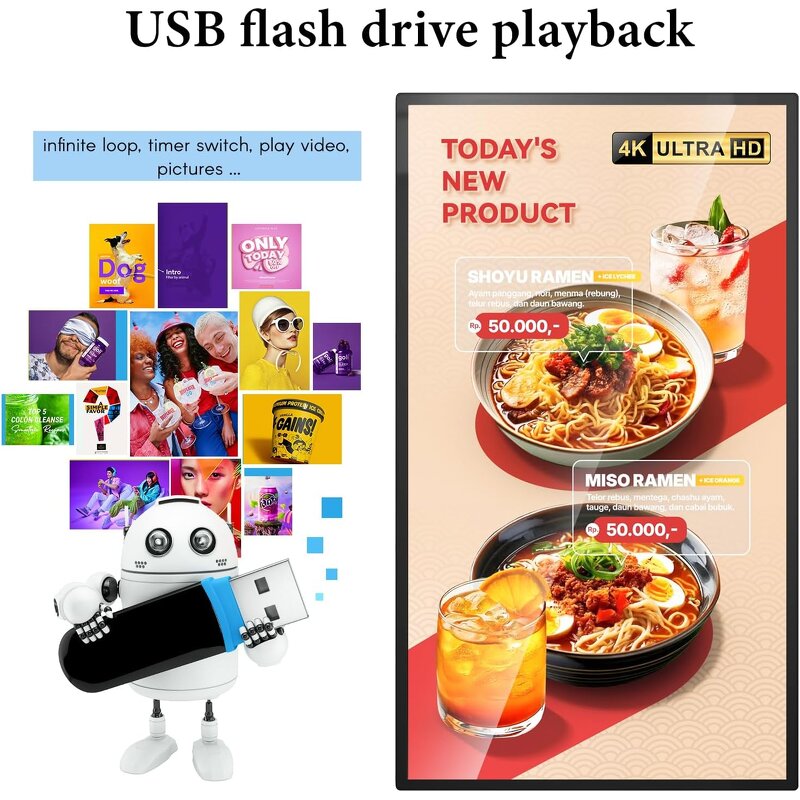 Digital Signage Manufacturer - 32 Inch Wall Mount Touch OEM