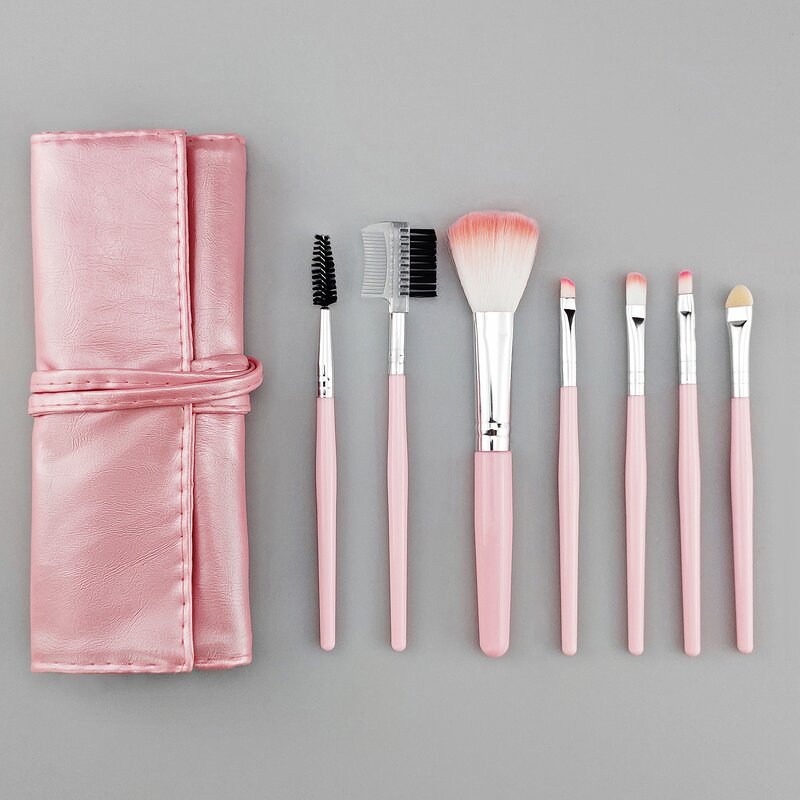 Makeup Brush Set Factory - 7pcs Luxury with Logo Quality Soft