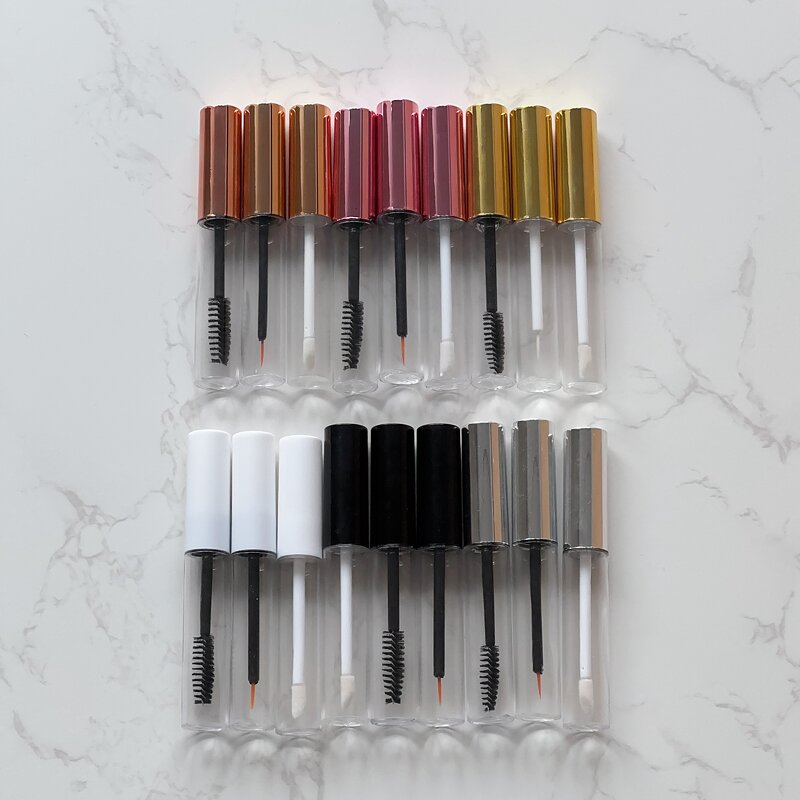 Mascara Tube Factory - 9.5ml Clear Empty Rounded Packaging