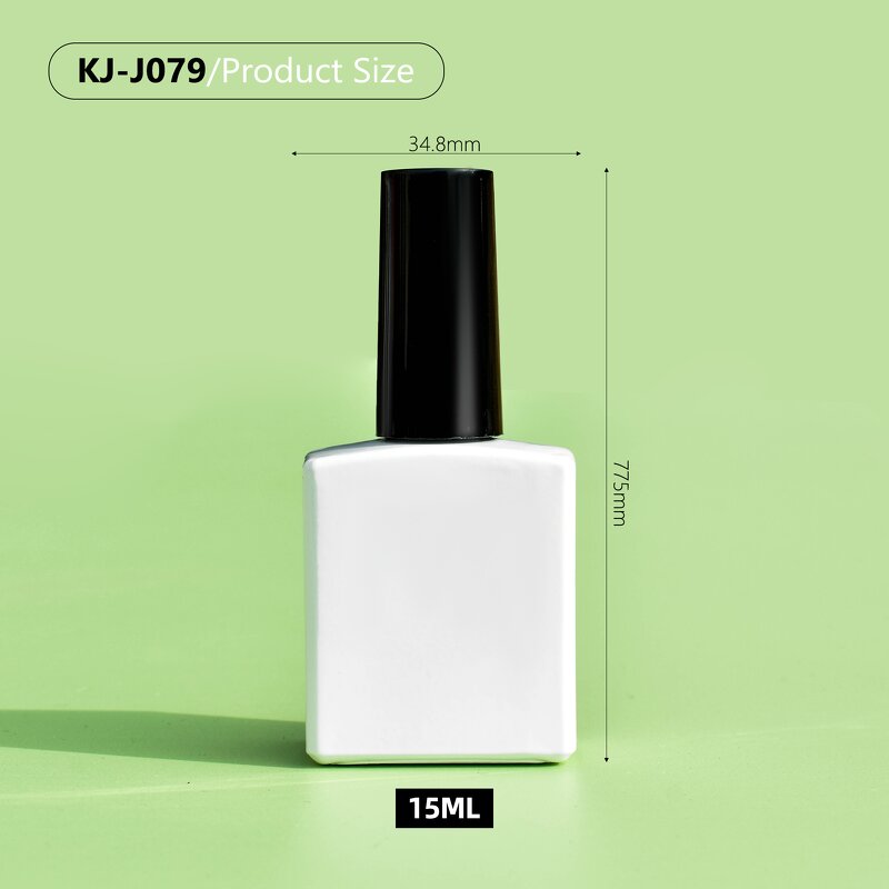 Nail Polish Bottle Factory - 15ml Matte Frosting Glass