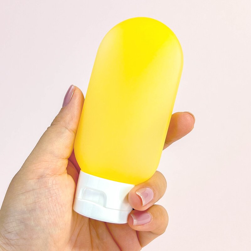 Sunscreen Tube Factory - 60ml Yellow Squeezing Plastic Custom