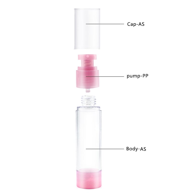 Airless Pump Bottle Factory - 15-120ml Plastic Screen Printing