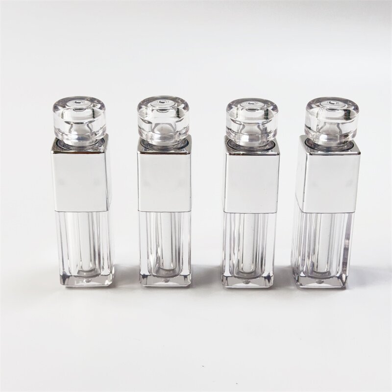 Lip Color Tube Factory - 2ml Square Textured Plastic Custom