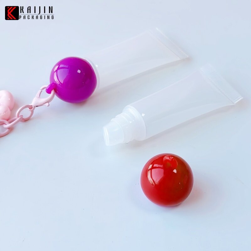 Lip Gloss Tube Manufacturer - 5-10ml Round Ball Lid Custom