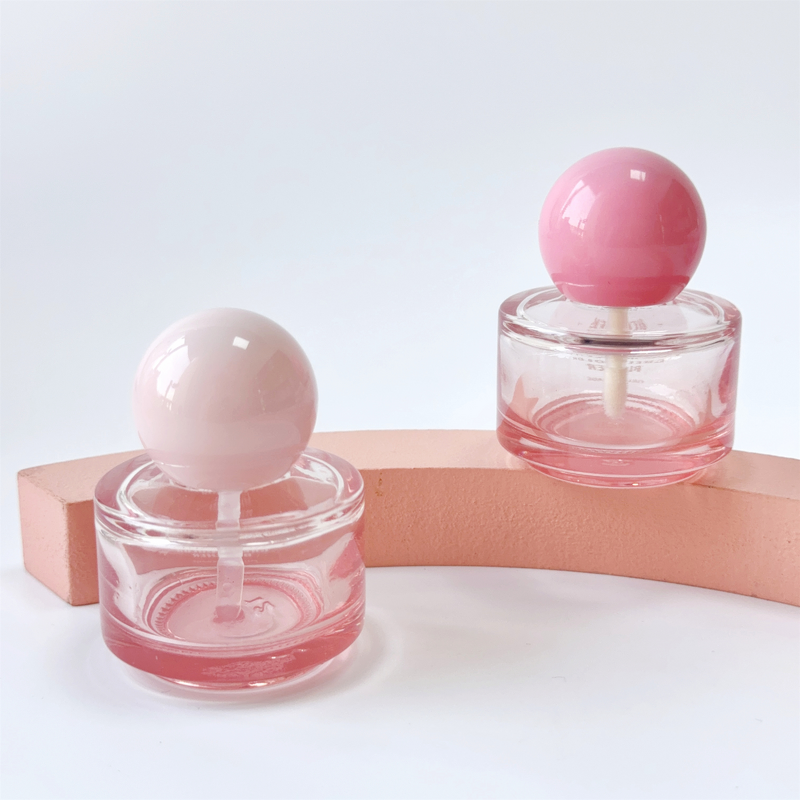 Lip Gloss Glass Bottle Factory - 8-15ml Pink Lovely Essential Oil