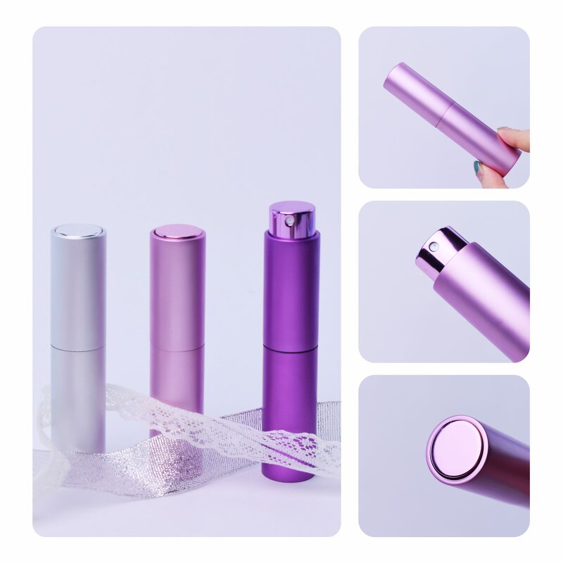 Perfume Spray Bottle Factory - 10ml Portable Aluminum Mini