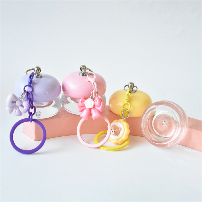 Lip Balm Jar Manufacturer - 5g Pink Cute with Key Chain
