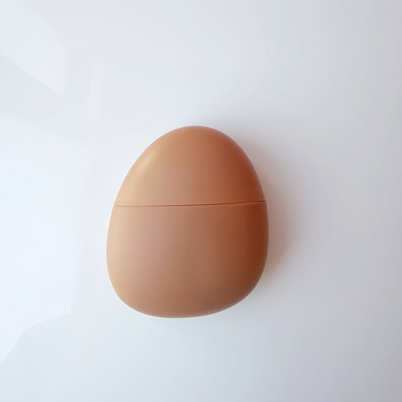 Cosmetic Bottle Factory - 40ml Plastic Egg Shape Screw Cap