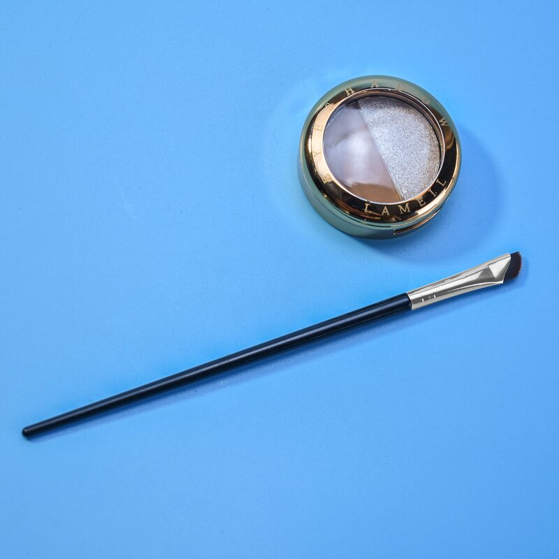 Eyebrow Brush Factory - Black Fine Oblique Angled Eyeliner