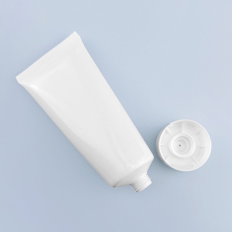 Cosmetic Tube Factory - White Empty Squeeze for Cleanser Cream