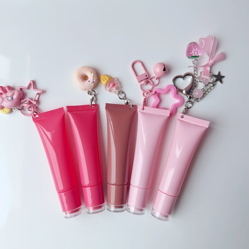 Lip Gloss Tube Manufacturer - 15g Squeeze Tube with Keychain