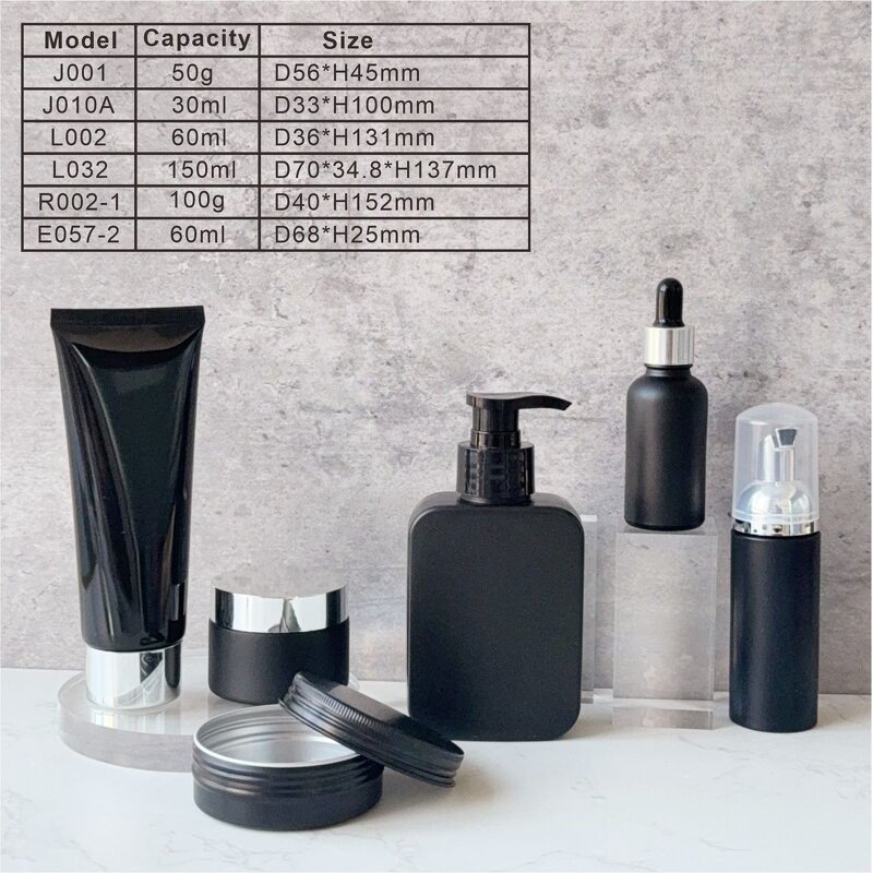 Skincare Packaging Set Factory - Lotion Pump Jar Dropper