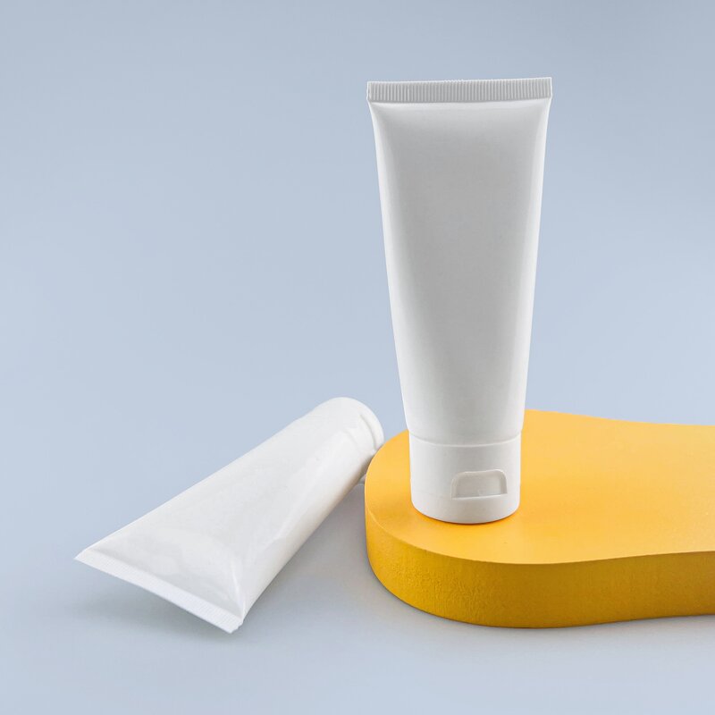 Cosmetic Tube Factory - White Empty Squeeze for Cleanser Cream