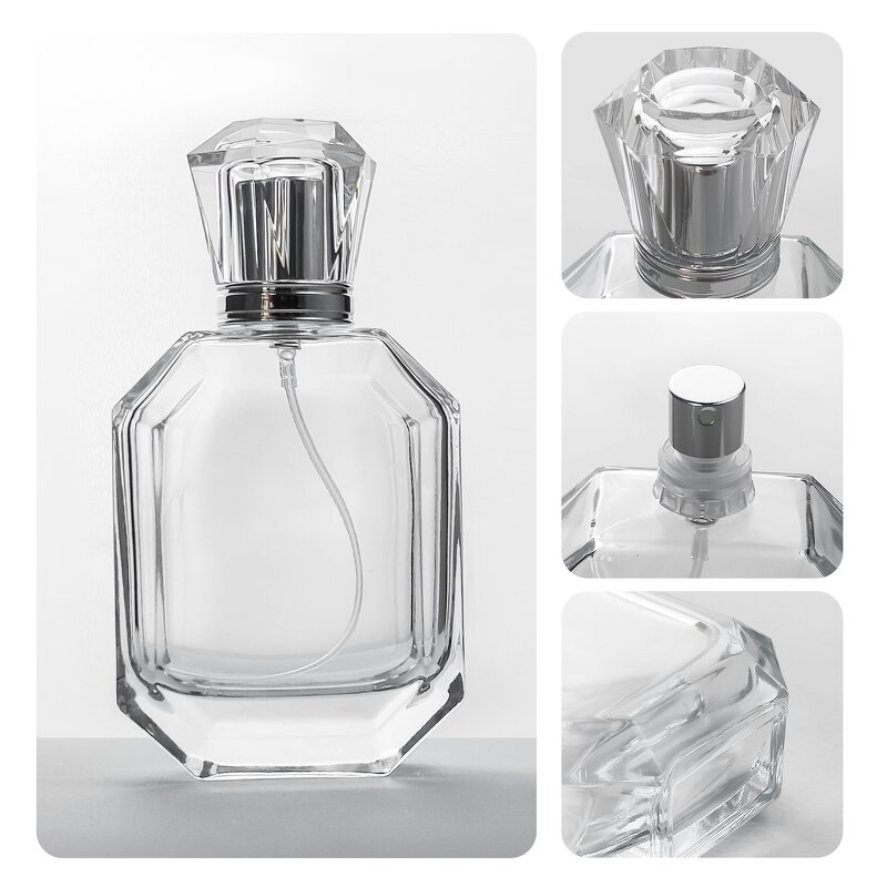 Perfume Spray Bottle Factory - 30-100ml Clear Crystal Luxury