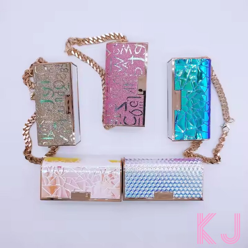 Lipstick Container Factory - Glitter Bag Shape Design Customized