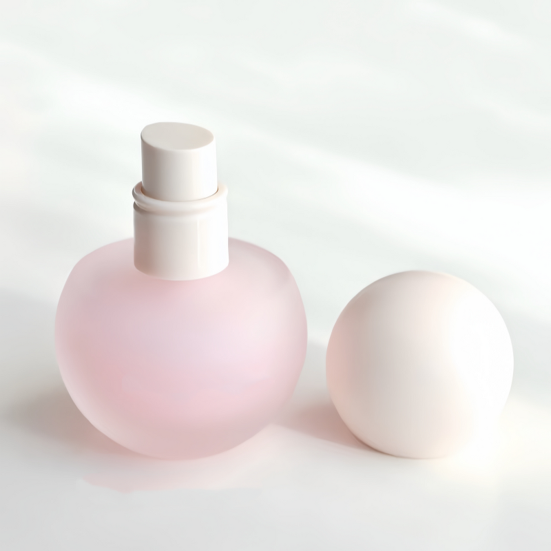 Glass Bottle Factory - 30ml Pink Frosted for Lotion BB Cream