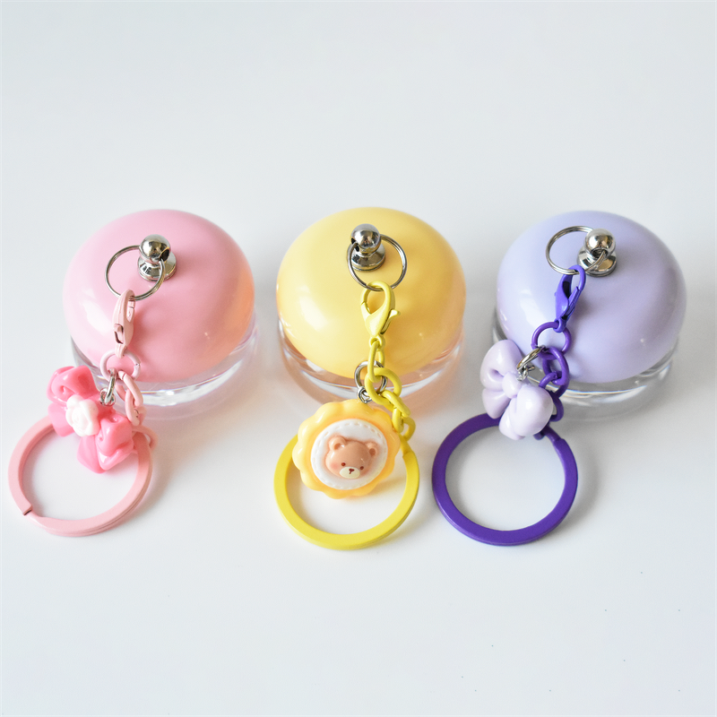 Lip Balm Jar Manufacturer - 5g Pink Cute with Key Chain