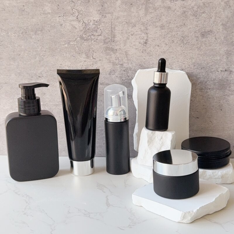 Skincare Packaging Set Factory - Lotion Pump Jar Dropper