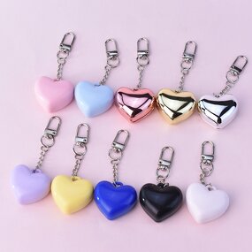 Lip Balm Container Factory - Multi-color Love Keychain