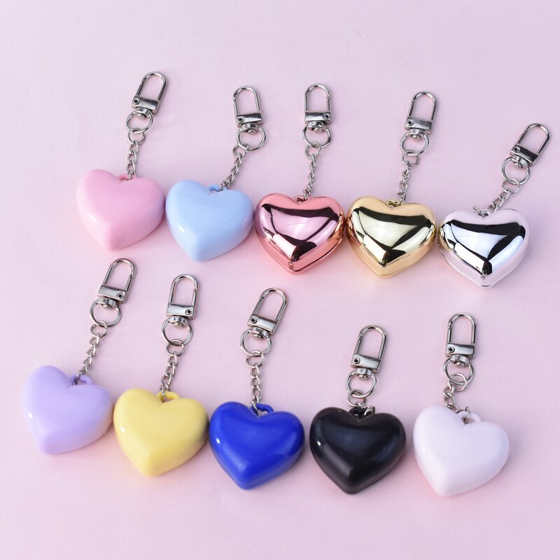 Lip Balm Container Factory - Multi-color Love Keychain