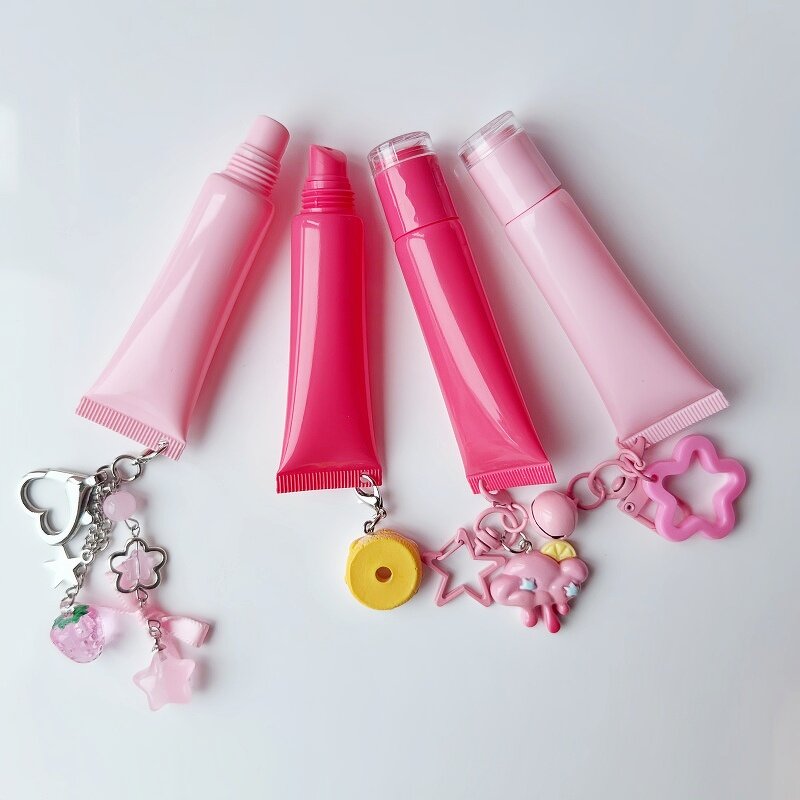 Lip Gloss Tube Manufacturer - 15g Squeeze Tube with Keychain