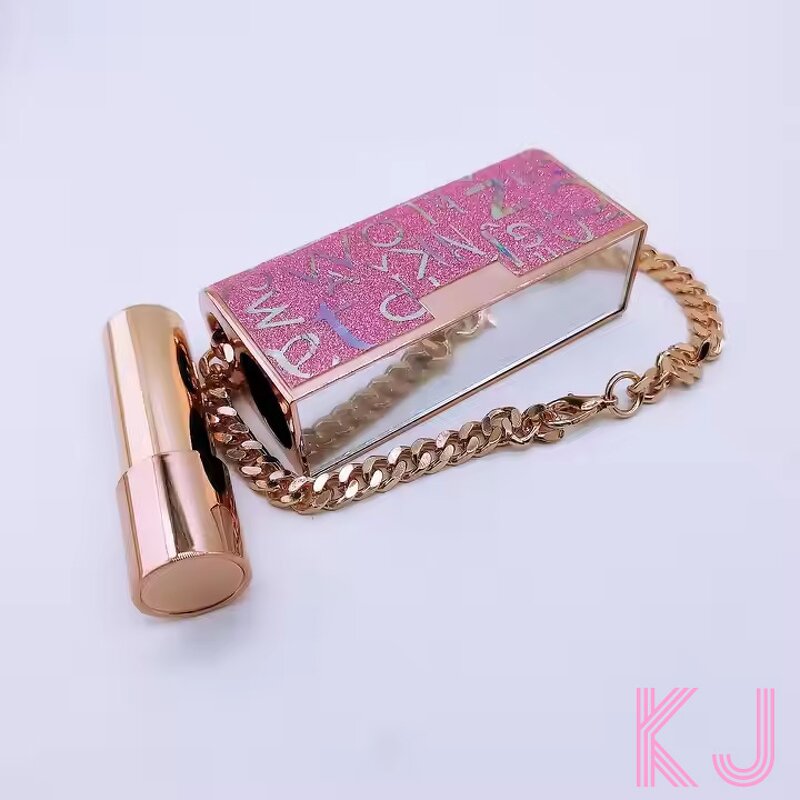 Lipstick Container Factory - Glitter Bag Shape Design Customized