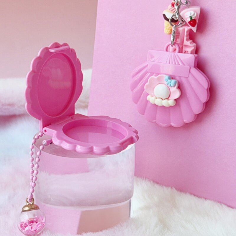 Powder Box Supplier - 2-3g Pink Shell-shaped DIY Palette