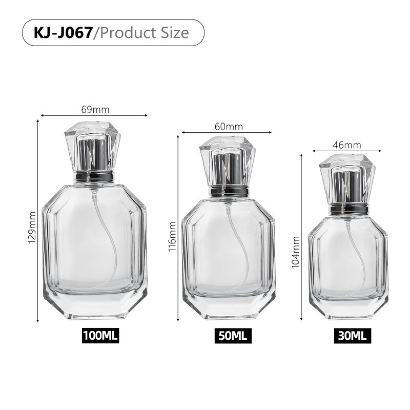 Perfume Spray Bottle Factory - 30-100ml Clear Crystal Luxury
