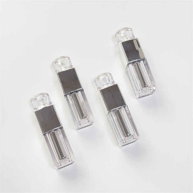 Lip Color Tube Factory - 2ml Square Textured Plastic Custom