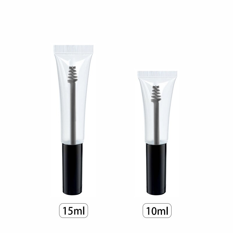 Cosmetic Tube Factory - 5ml Clear Squeeze with Mascara Brush